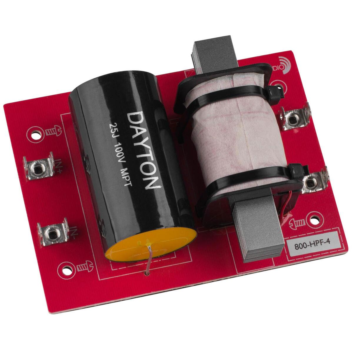 Dayton Audio 800HPF4 High Pass Speaker Crossover 800 Hz 12 dB/Octave